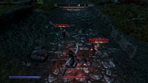 Skyrim Vampire lord drain spell damage/hp refill and bats speed devouring power