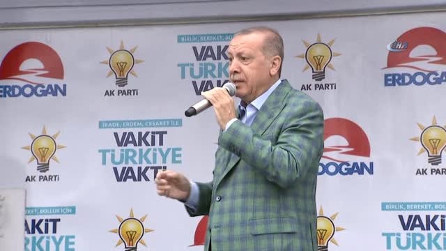 Cumhurbaşkanı Erdoğan: Teröristlerin Sandıklara Tehdidinde Tepelerine Tepelerine Bineceğiz