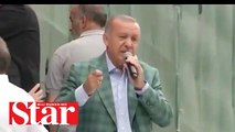 Cumhurbaşkanı Erdoğan 'Yüreğin varsa şehre gel, dağın tepesinde ne işin var?'