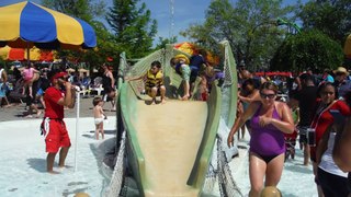 Six Flags Baby Water Park slide fun