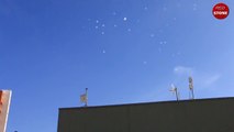 UFO NEWS. A fleet of mysterious UFO orbs over a government buildings in Mexico