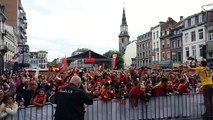 La fête place du Martyr à Verviers pour le match des Belges