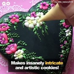 This baker makes unbelievable cookies!! Credit:  y_little_bakery2016