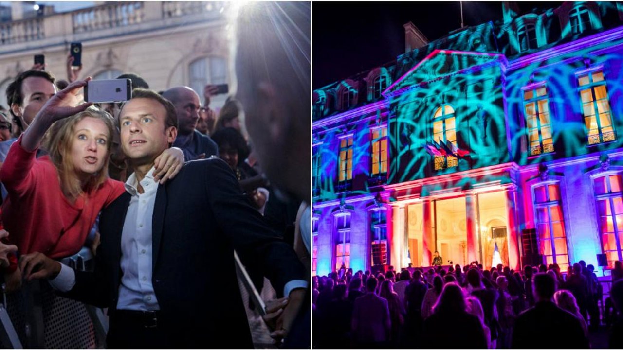 Elysee Sarayı'nda müzik, dans, eğlence