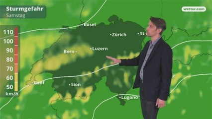 Das Wetter in der Schweiz am 23. Juni 2018