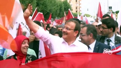 Başbakan Yardımcısı Çavuşoğlu, 'sevgi yürüyüşü'ne katıldı - BURSA