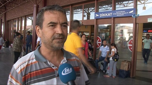 Seçime saatler kala Eskişehir otogarında yoğunluk