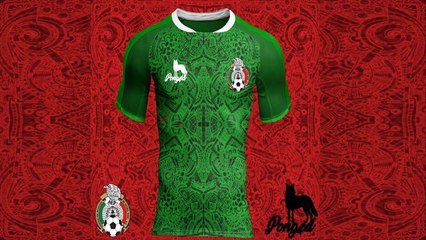 mi diseño de la jersey de la selección mexicana creado por Ponged