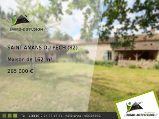 Maison A vendre Saint amans du pech 162m2