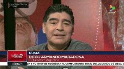Maradona envía mensaje al presidente Nicolás Maduro