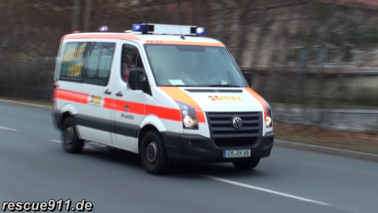 KTW Rettungsdienst Erlangen (Zusammenschnitt)