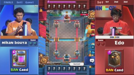 [Match 3] PONOS Sports vs SANDBOX 1set 180623 - 클래시 로얄 리그 아시아 (CRL)