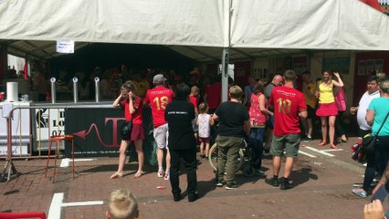 Belgique - Tunisie: fan zone à Estaimpuis
