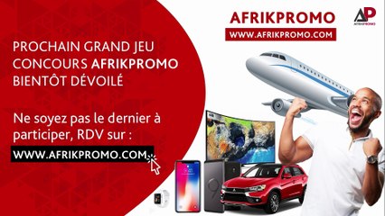 Gagnez de nombreux lots sur www. afrikpromo.com