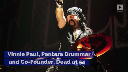 Vinnie Paul, Pantera Drummer and Co-Founder, Dead at 54