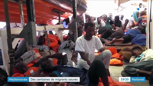 Méditerranée : des centaines de migrants sauvés des eaux