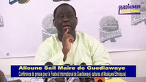 Vidéo:Intégralité conférence de presse de Alioune sall Maire de gueddiawaye pour le Festival International de Guediawaye( cultures et Musiques Ethniques)