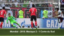 PHOTOS: le Mexique bat la Corée du Sud 2-1