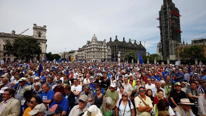 Riesiger Protestmarsch gegen Brexit in London