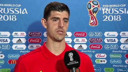 Thibaut COURTOIS (Belgium) - Post Match Interview - MATCH 29
