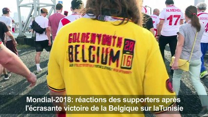 Mondial-2018: réactions des supporters après Belgique-Tunisie