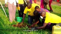 MTN Uganda staff members participated in the launch of Gulu Youth Employment Enhancement Project.  They also donated several items to Gulu Primary School.Watch