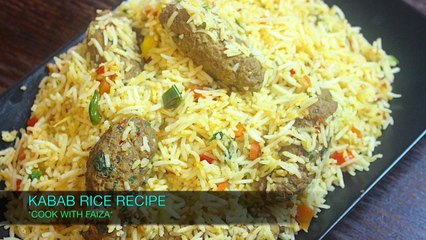 KABAB RICE RECIPE *COOK WITH FAIZA*