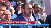 Mahir Ünal oyunu kullandı