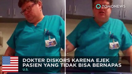 Download Video: Dokter UGD ejek pasien yang mengatakan ia tidak bisa bernafas - TomoNews