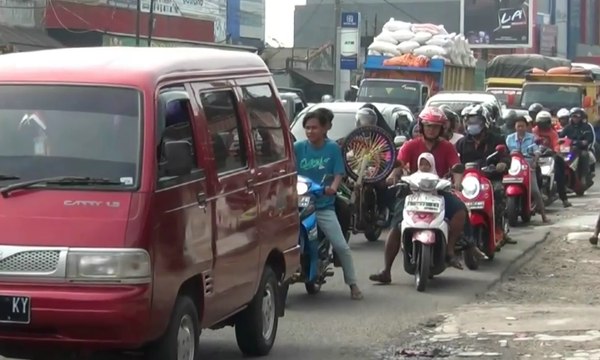 Jalur Arteri Dipadati Pemudik dengan Motor