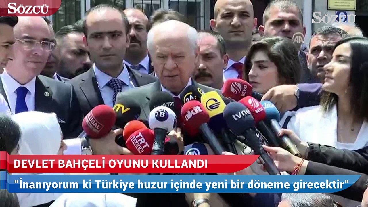Devlet Bahçeli oy kullandı