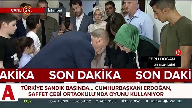 Cumhurbaşkanı Erdoğan oyunu kullandı