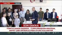 Cumhurbaşkanı Recep Tayyip Erdoğan oyunu kullandı