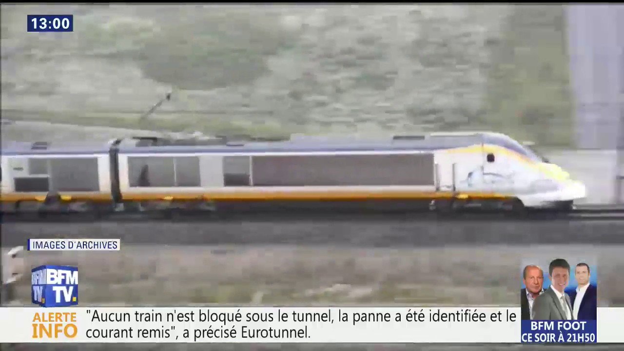 Tunnel sous la Manche: la circulation est totalement interrompue entre la France et la Grande-Bretagne à cause d'une panne