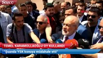 Temel Karamollaoğlu oy kullandı