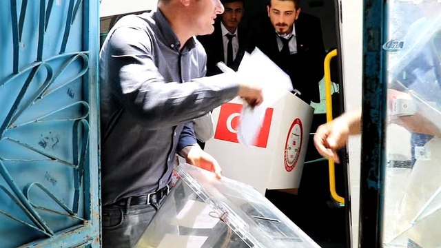 Gümüşhane’de seyyar sandıkta 38 kişi oy kullandı