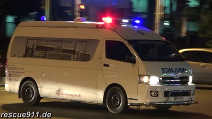 Bangkok Emergency Vehicles (no sirens collection)