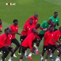 Les Lions de la Teranga surmotivés à l'entrainement avant d'affronter le Japon !