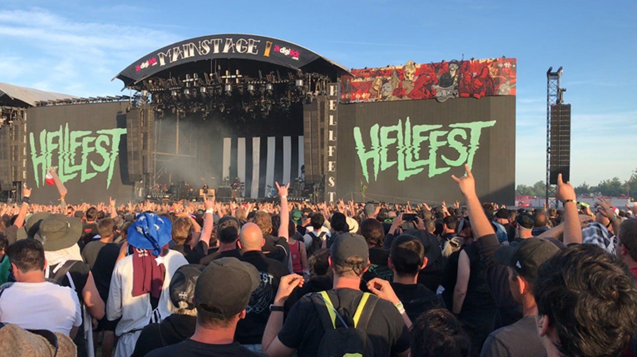 Les Defstones en concert au Hellfest