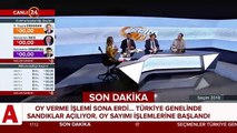 Oy verme işlemi sona erdi... Oy sayımı işlemlerine başlandı