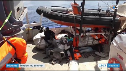 Migrants : tensions au sommet