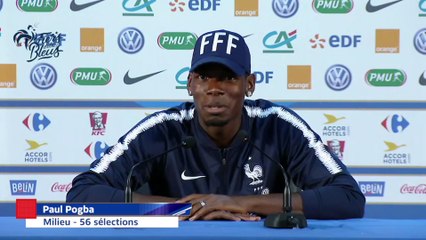 Équipe de France, Paul Pogba : "Tout donner pour ce maillot"