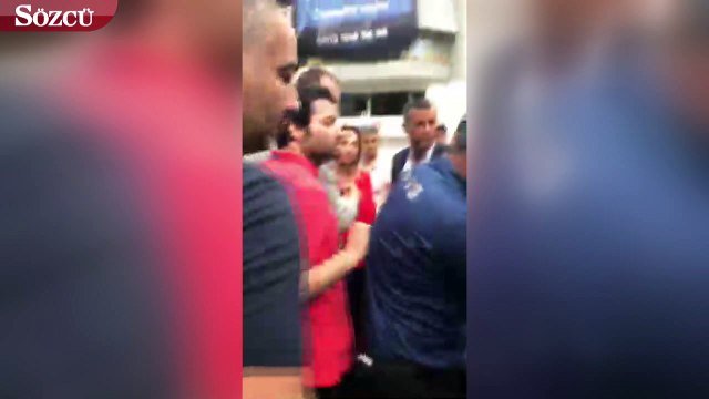CHP’li Nazlıaka YSK önünde polisle tartıştı