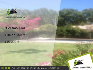 Villa A vendre Pezenas 160m2 - Centre ville