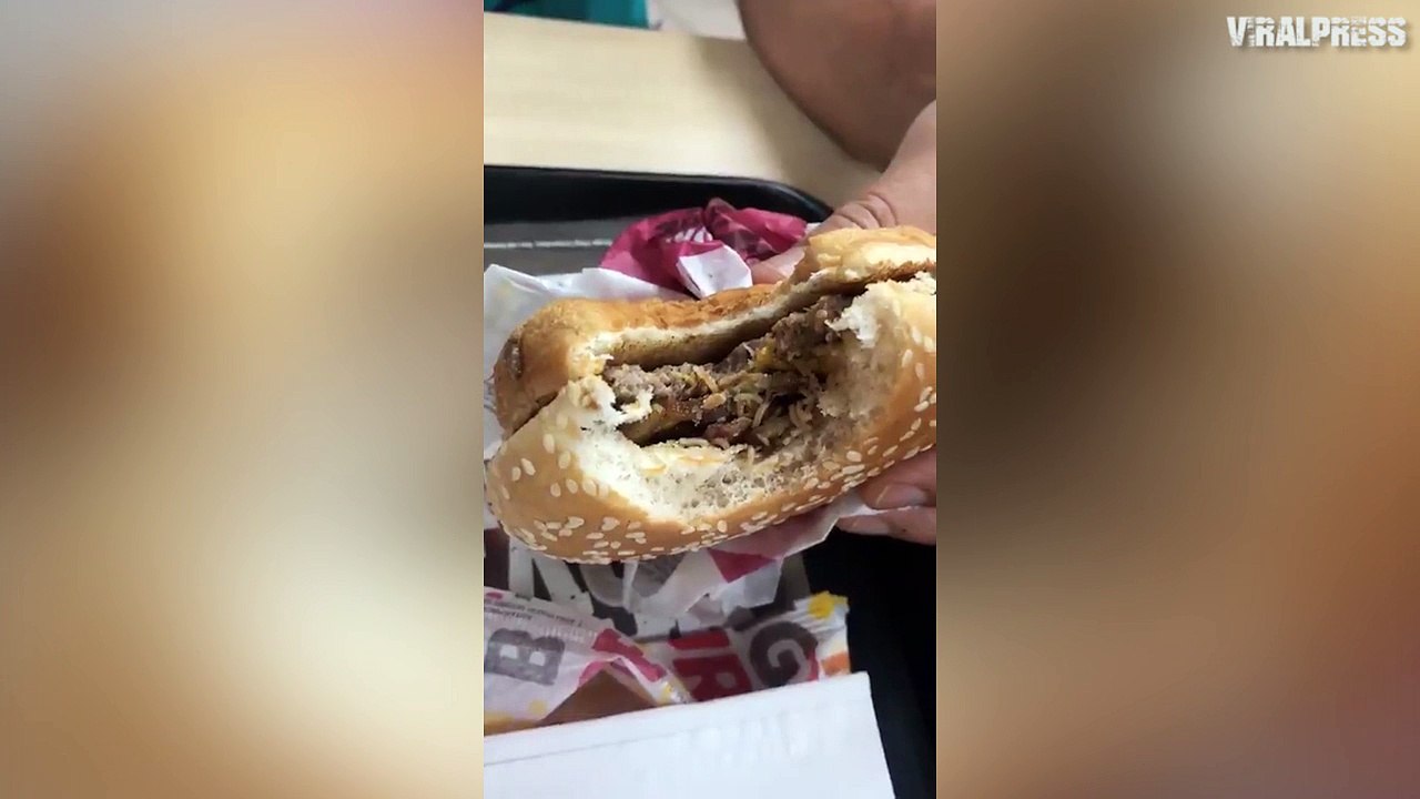 Burger With Maggots Inside