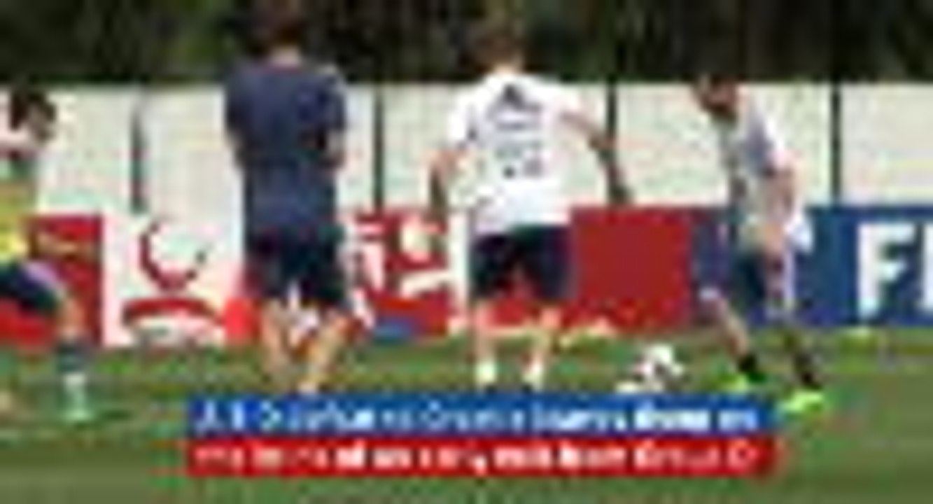 Messi in Argentina training ahead of must-win clash