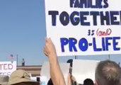 Hundreds Rally Against Family Separation at Tornillo Port of Entry