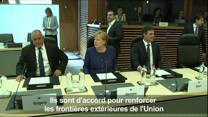 Défi migratoire: les dirigeants européens tentent l'apaisement