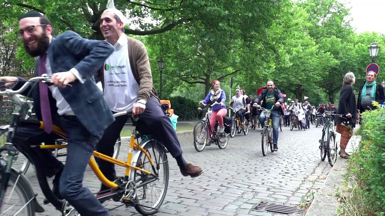 Juden und Muslime: Tandem fahren für mehr Toleranz