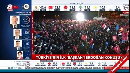 Cumhurbaşkanı Erdoğan seçim sonuçları yorumu